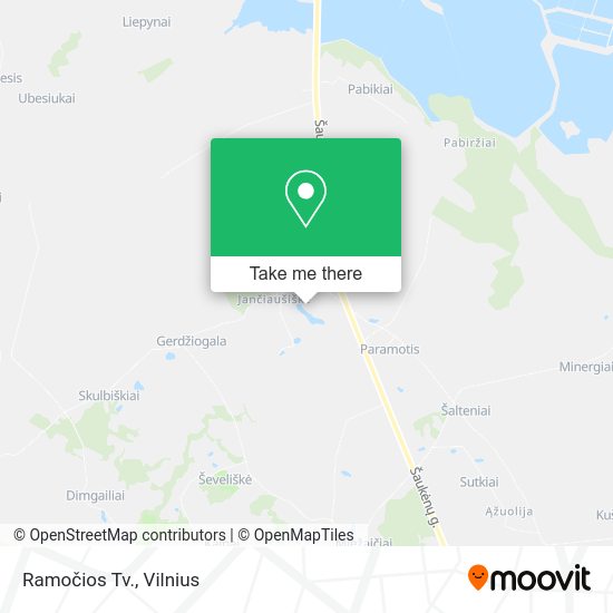 Карта Ramočios Tv.