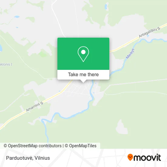 Карта Parduotuvė