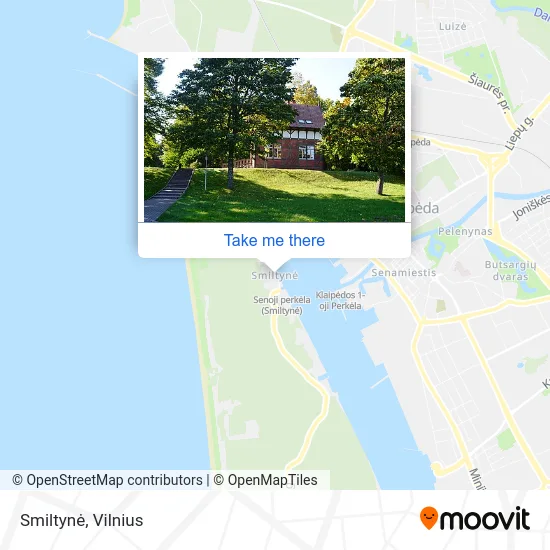 Карта Smiltynė