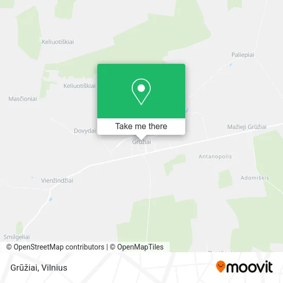 Карта Grūžiai