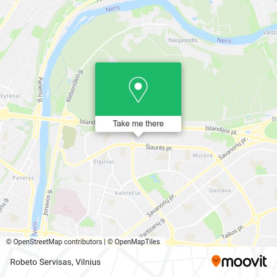 Карта Robeto Servisas