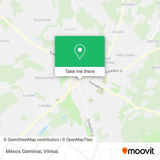 Карта Mėsos Gaminiai