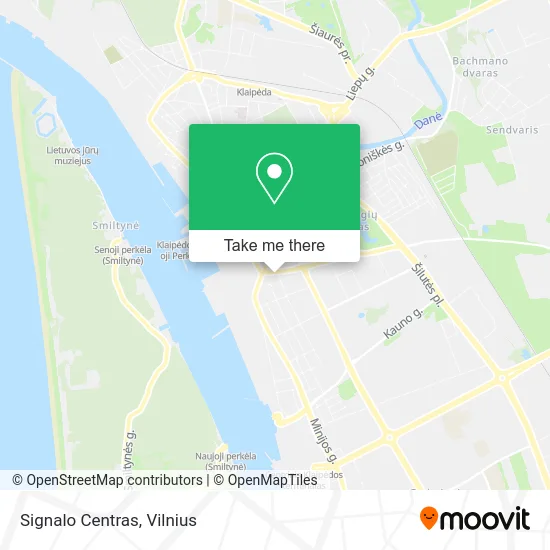 Карта Signalo Centras