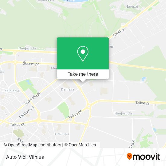 Карта Auto Viči
