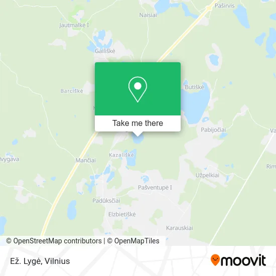 Карта Ež. Lygė