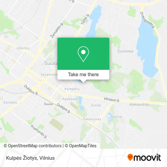Kulpės Žiotys map
