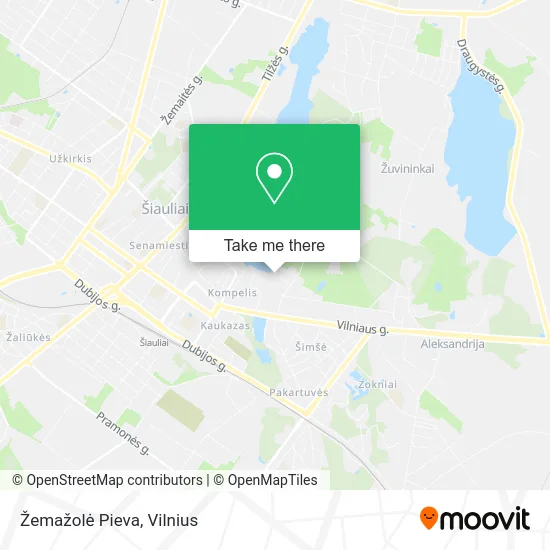 Карта Žemažolė Pieva