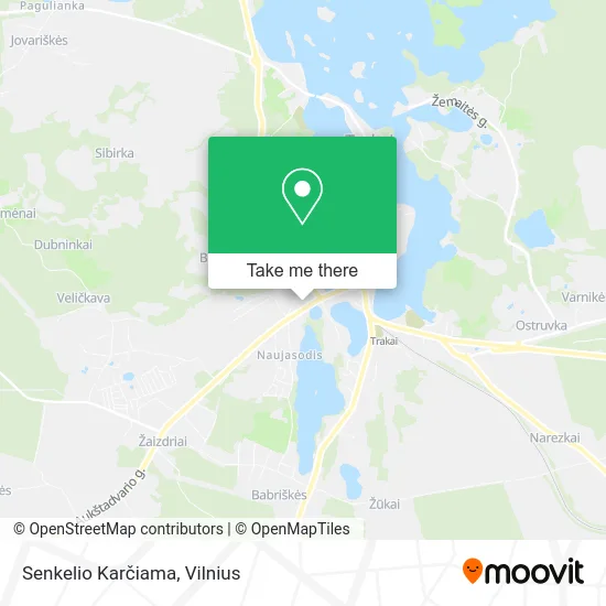 Карта Senkelio Karčiama