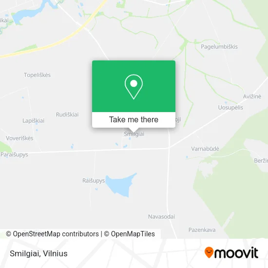 Карта Smilgiai