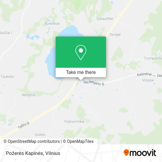 Карта Požerės Kapinės