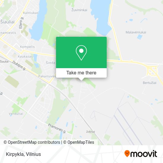 Карта Kirpykla