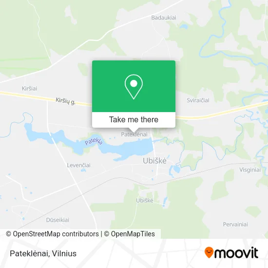 Карта Pateklėnai
