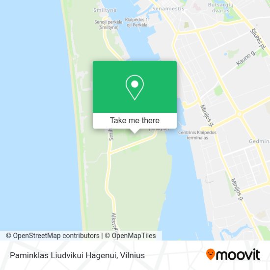 Карта Paminklas Liudvikui Hagenui