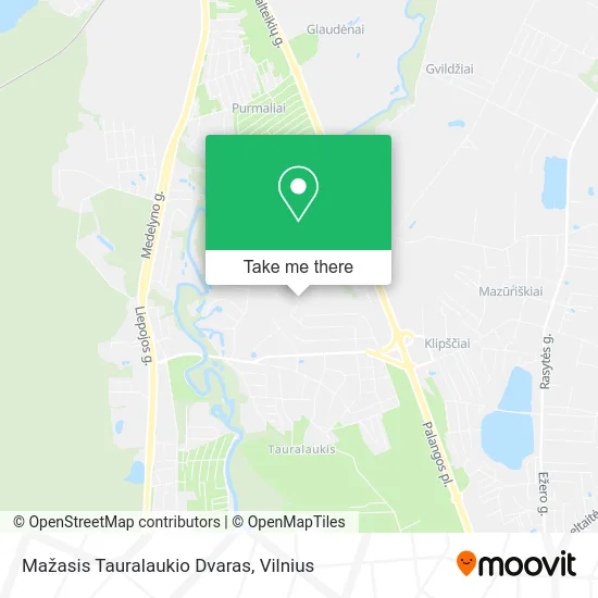 Карта Mažasis Tauralaukio Dvaras