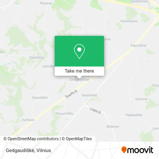 Карта Gedgaudiškė