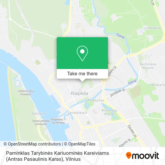Paminklas Tarybinės Kariuominės Kareiviams (Antras Pasaulinis Karas) map