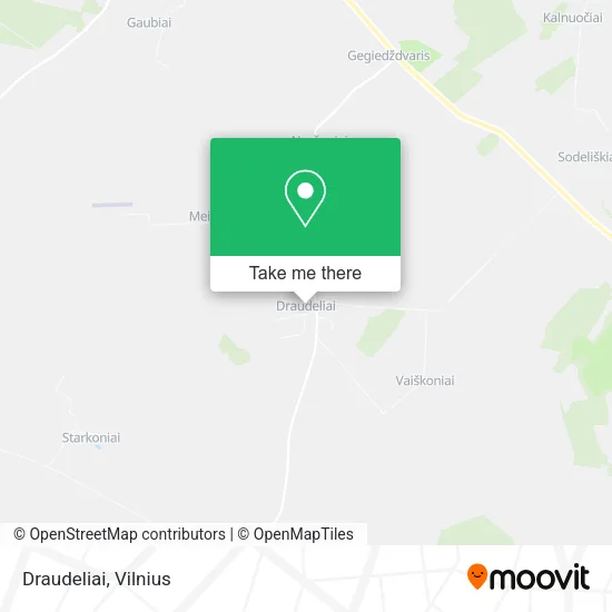 Карта Draudeliai