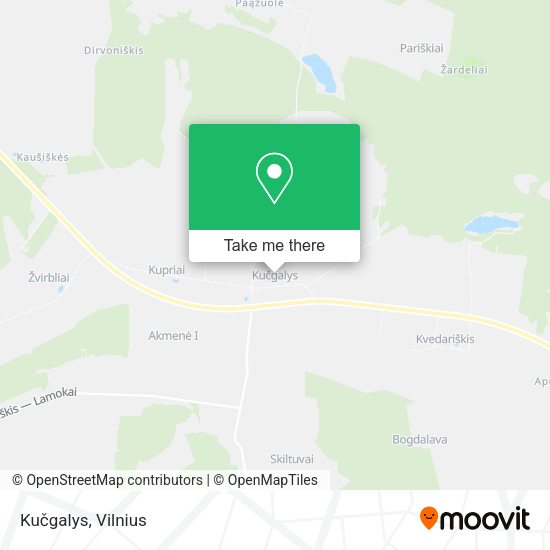 Карта Kučgalys