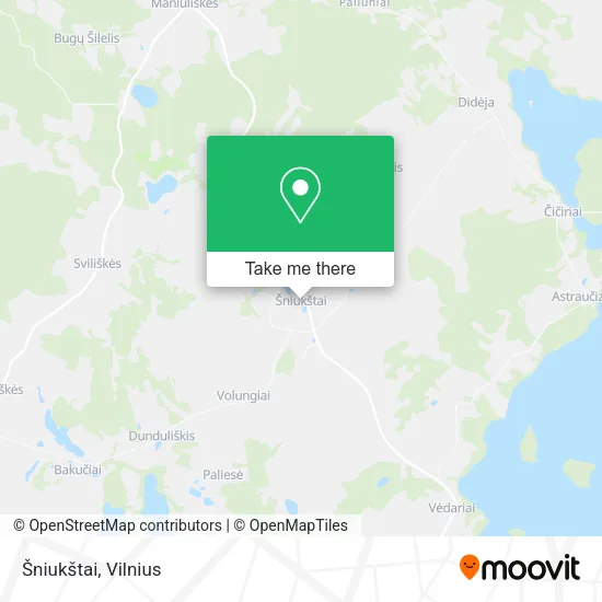 Карта Šniukštai