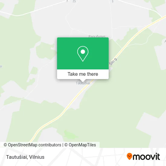 Карта Tautušiai