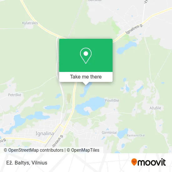 Карта Ež. Baltys