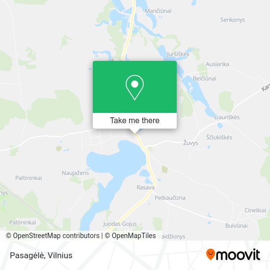 Карта Pasagėlė