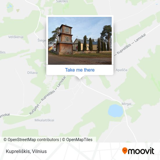 Карта Kupreliškis