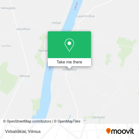 Карта Virbališkiai