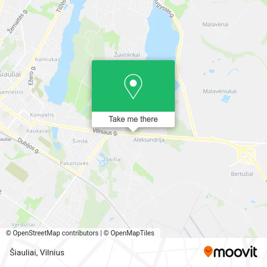 Карта Šiauliai