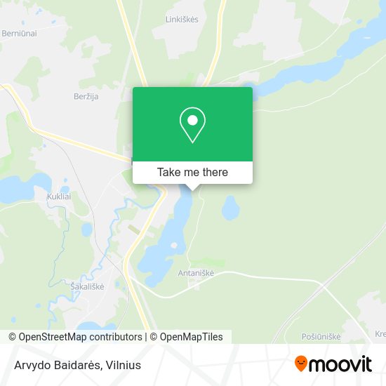 Карта Arvydo Baidarės
