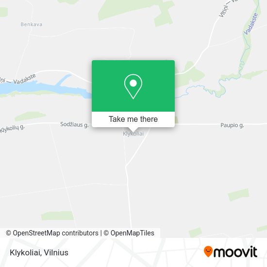 Карта Klykoliai