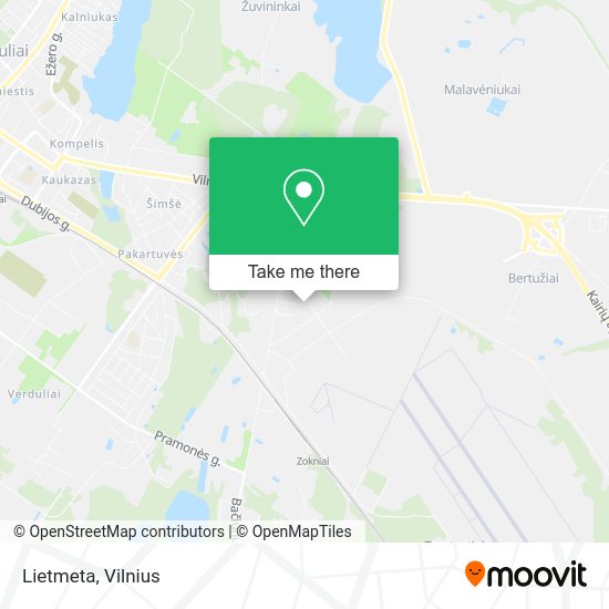 Карта Lietmeta