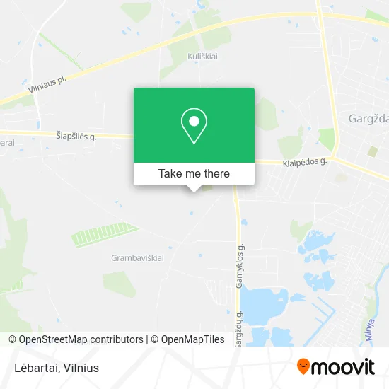 Карта Lėbartai