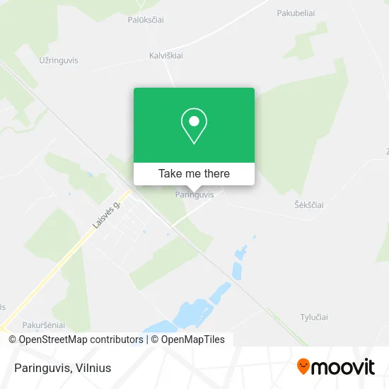 Карта Paringuvis