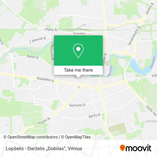 Карта Lopšelis - Darželis „Dobilas“