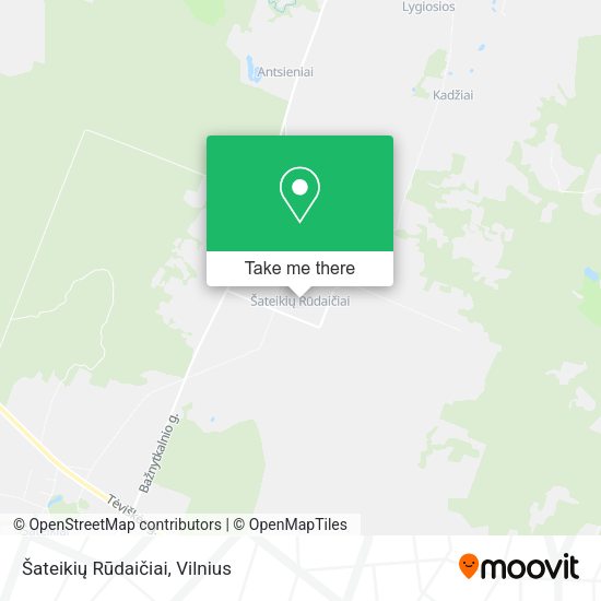 Карта Šateikių Rūdaičiai