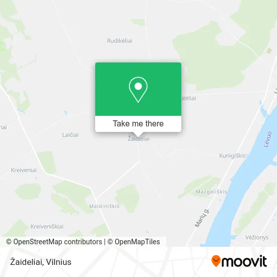 Карта Žaideliai