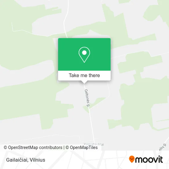 Карта Gailaičiai