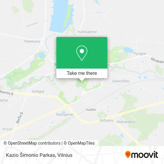 Карта Kazio Šimonio Parkas
