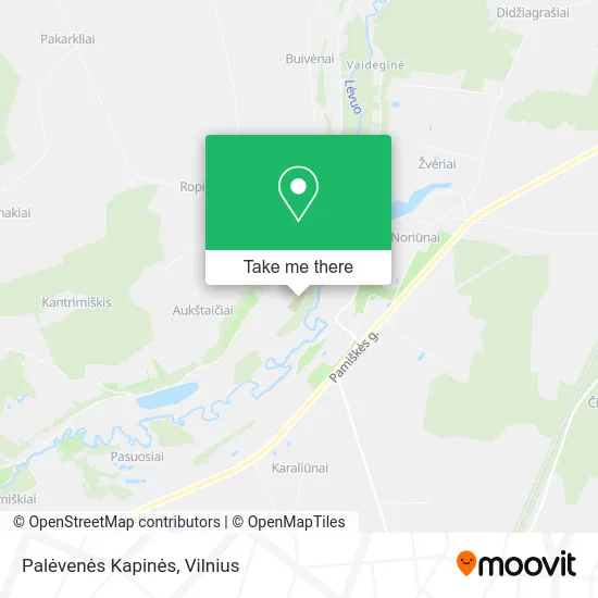 Карта Palėvenės Kapinės