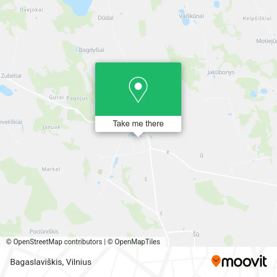 Карта Bagaslaviškis