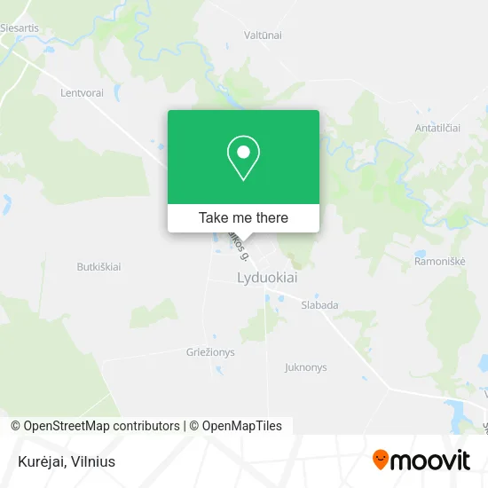 Карта Kurėjai