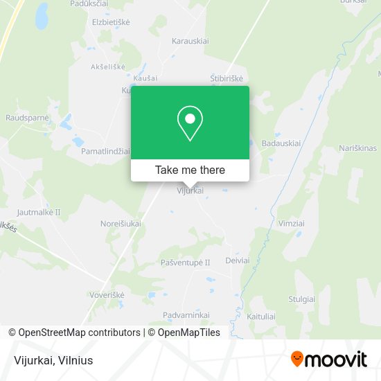 Карта Vijurkai