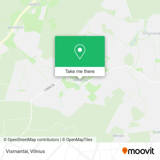 Карта Vismantai