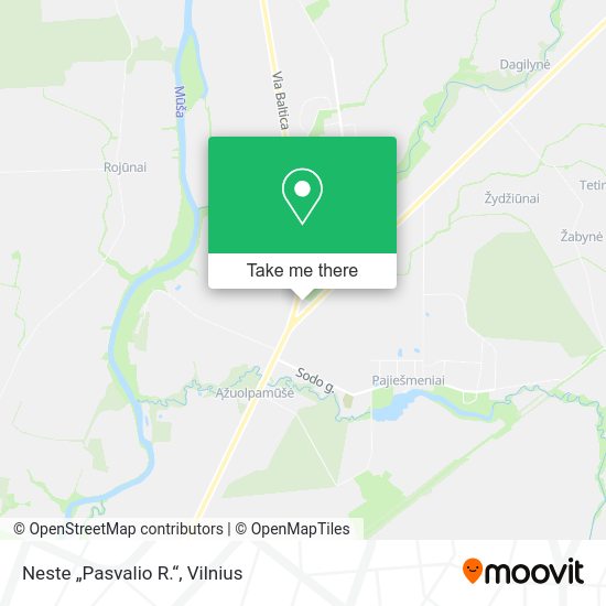 Карта Neste „Pasvalio R.“
