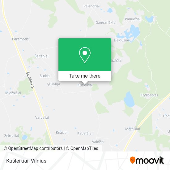 Карта Kušleikiai