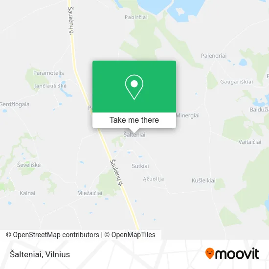 Карта Šalteniai