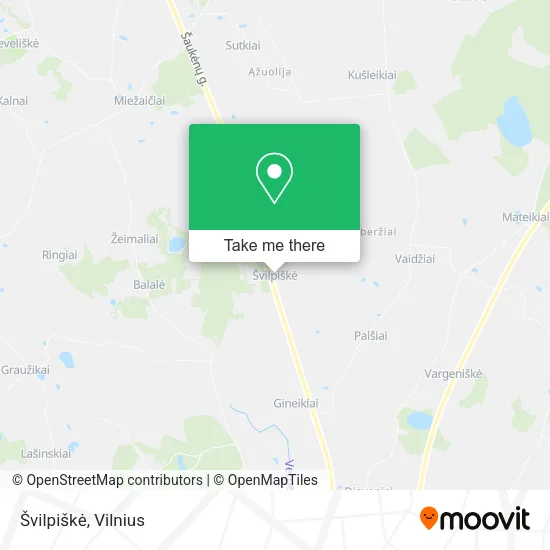 Карта Švilpiškė