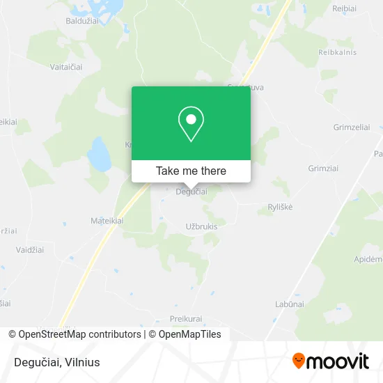 Карта Degučiai