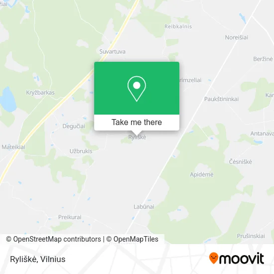 Карта Ryliškė